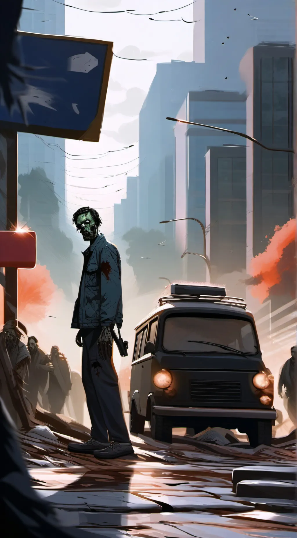 ai character: El fin de la FE background