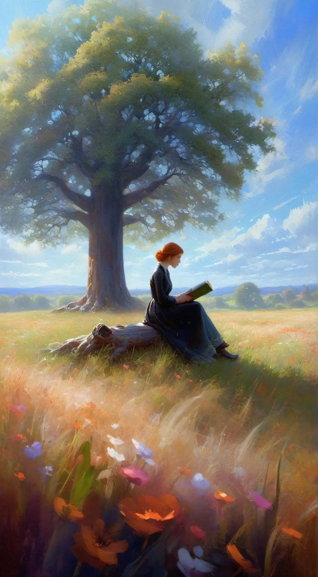 ai character: Dreams-Rose background