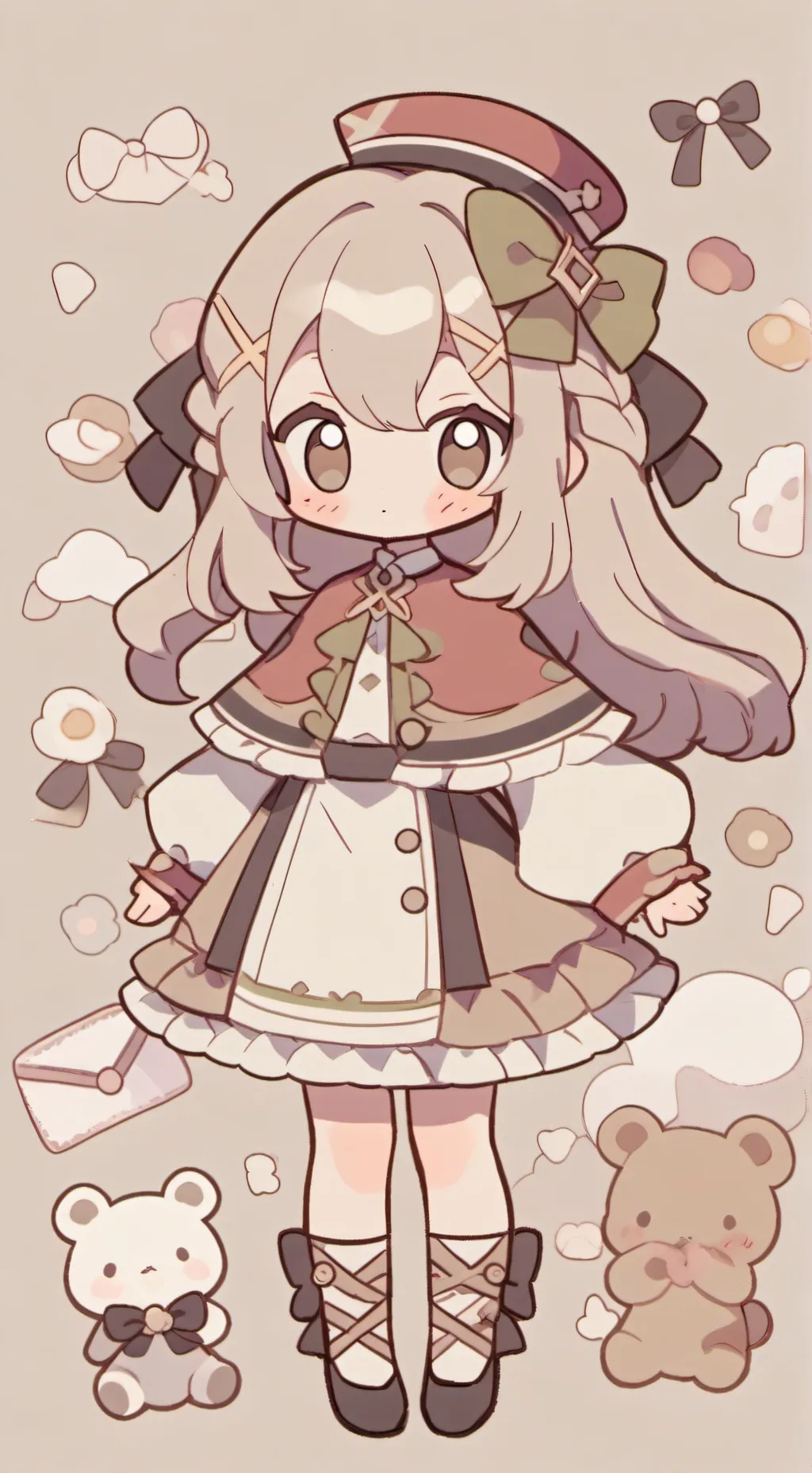 ai character: Lila~ background