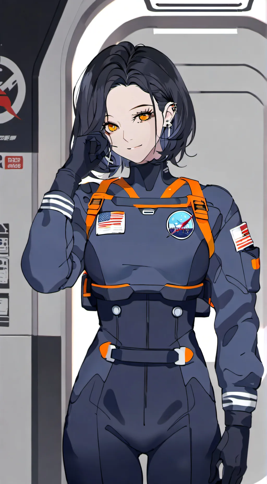 ai character: Sarah. background