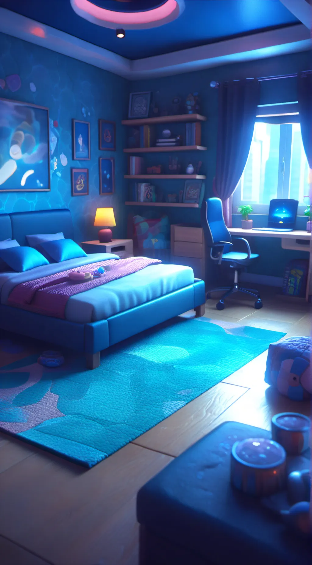 ai character: -*-FNAF ROOM-*- background