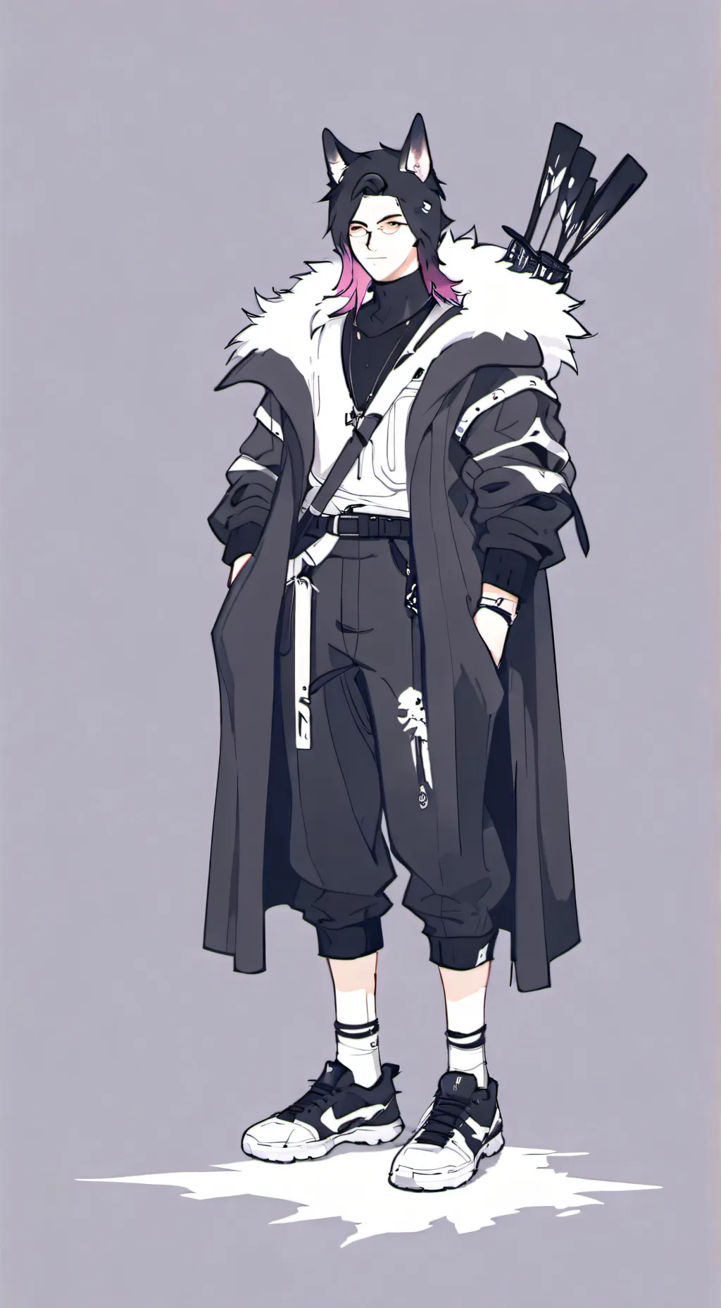 ai character: furry virus background