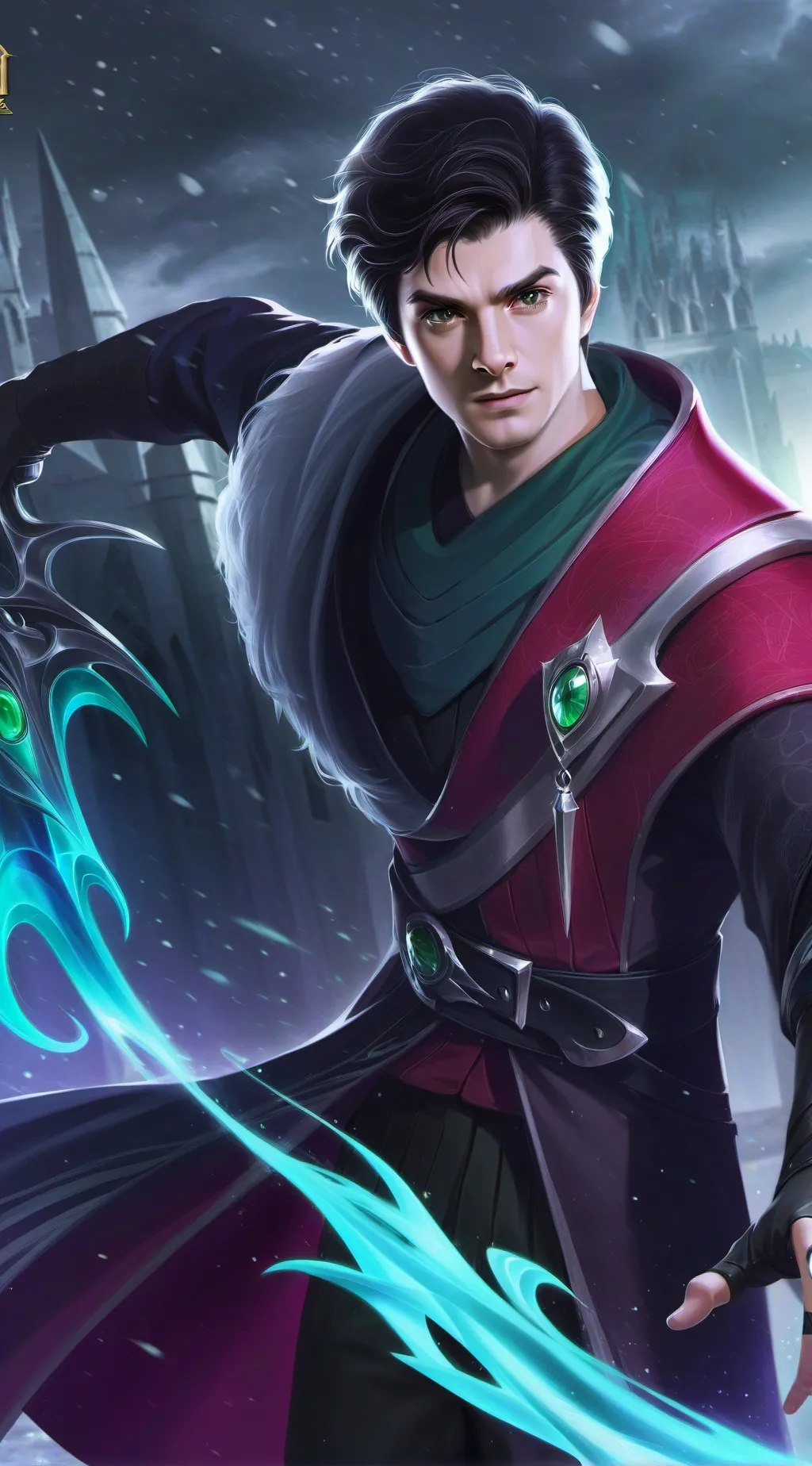 ai character: HP Hogwarts battle background