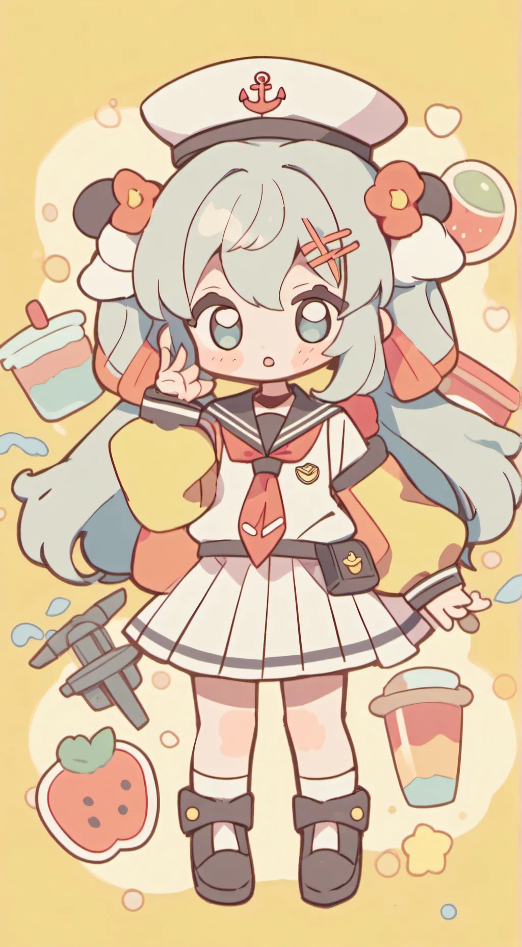 ai character: Mha ur cruise🛥 background