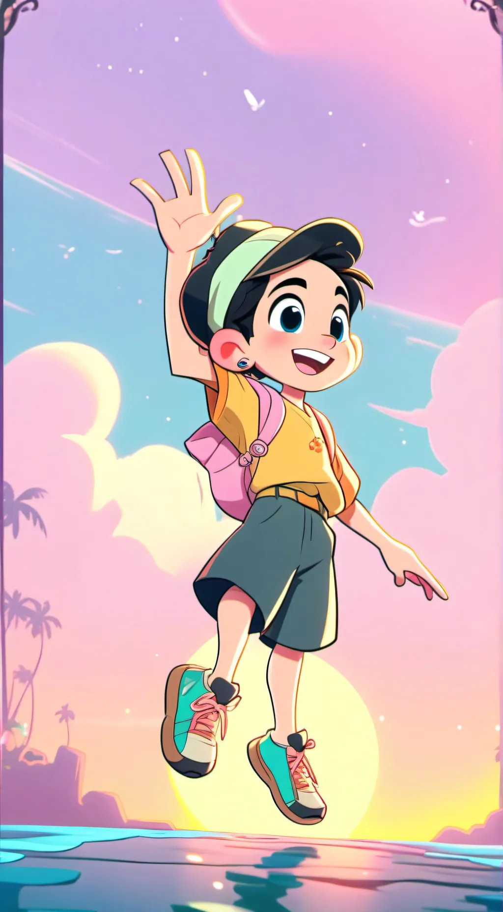 ai character: kid background