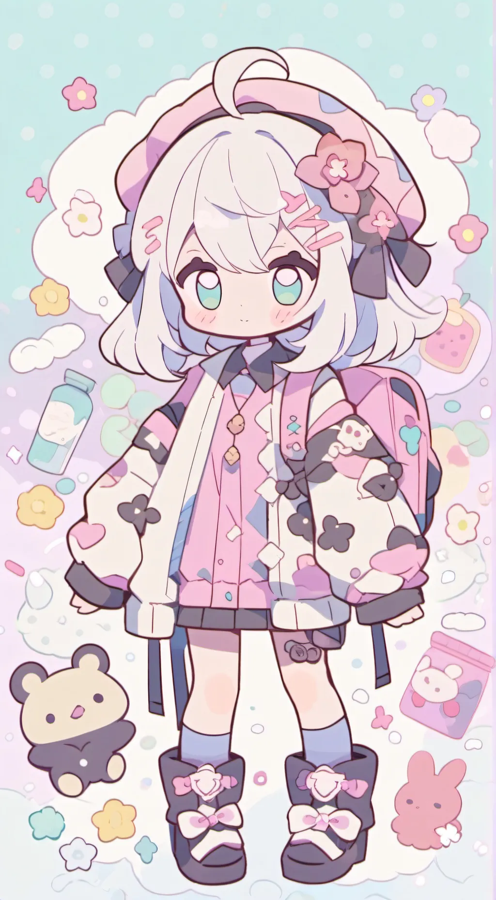 ai character: mandenme ideas  background