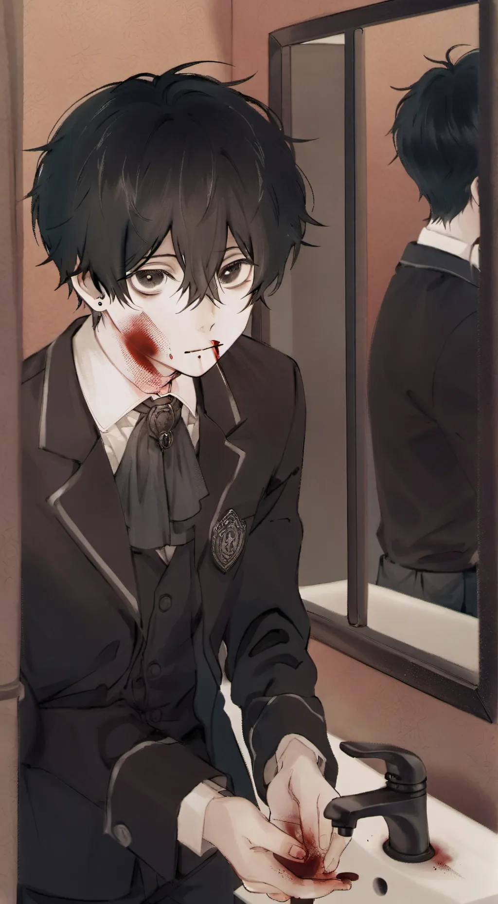 ai character: Hitori 💮 background