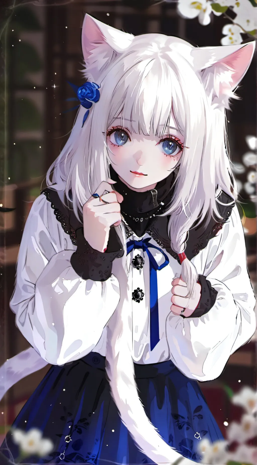 ai character: Blueberry Whiskers background