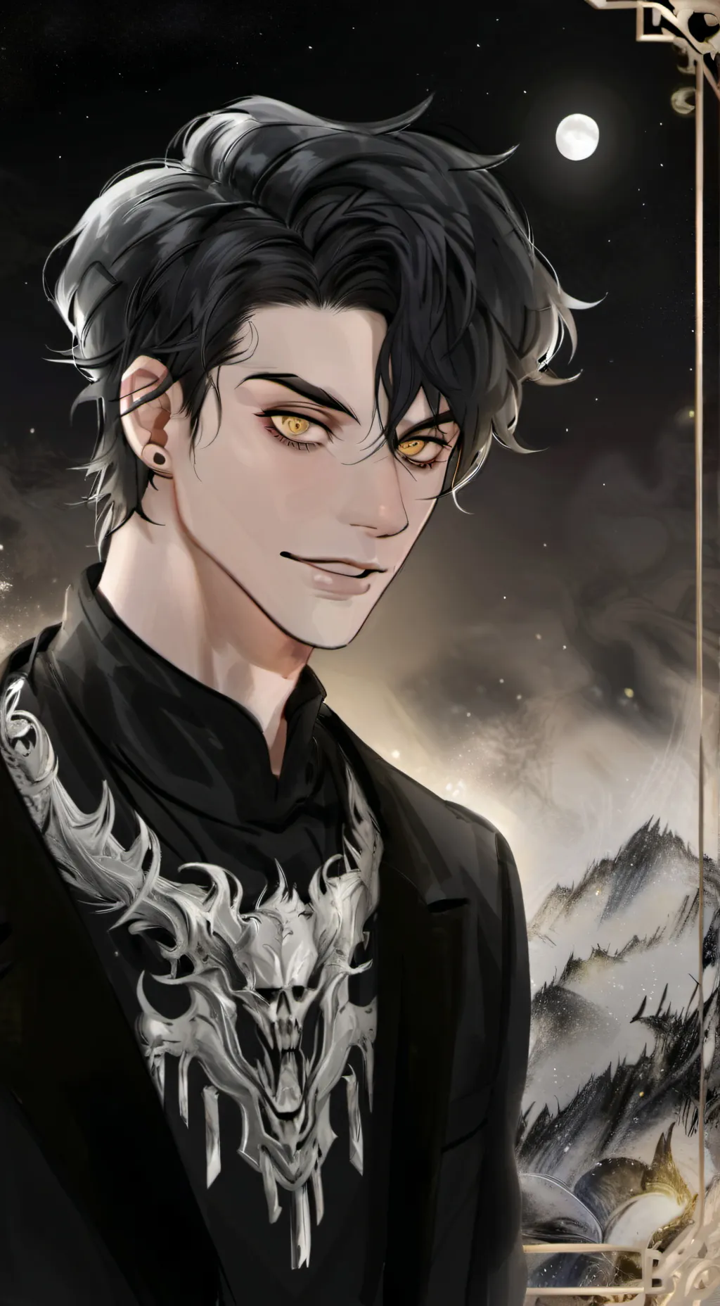 ai character: Raijin background