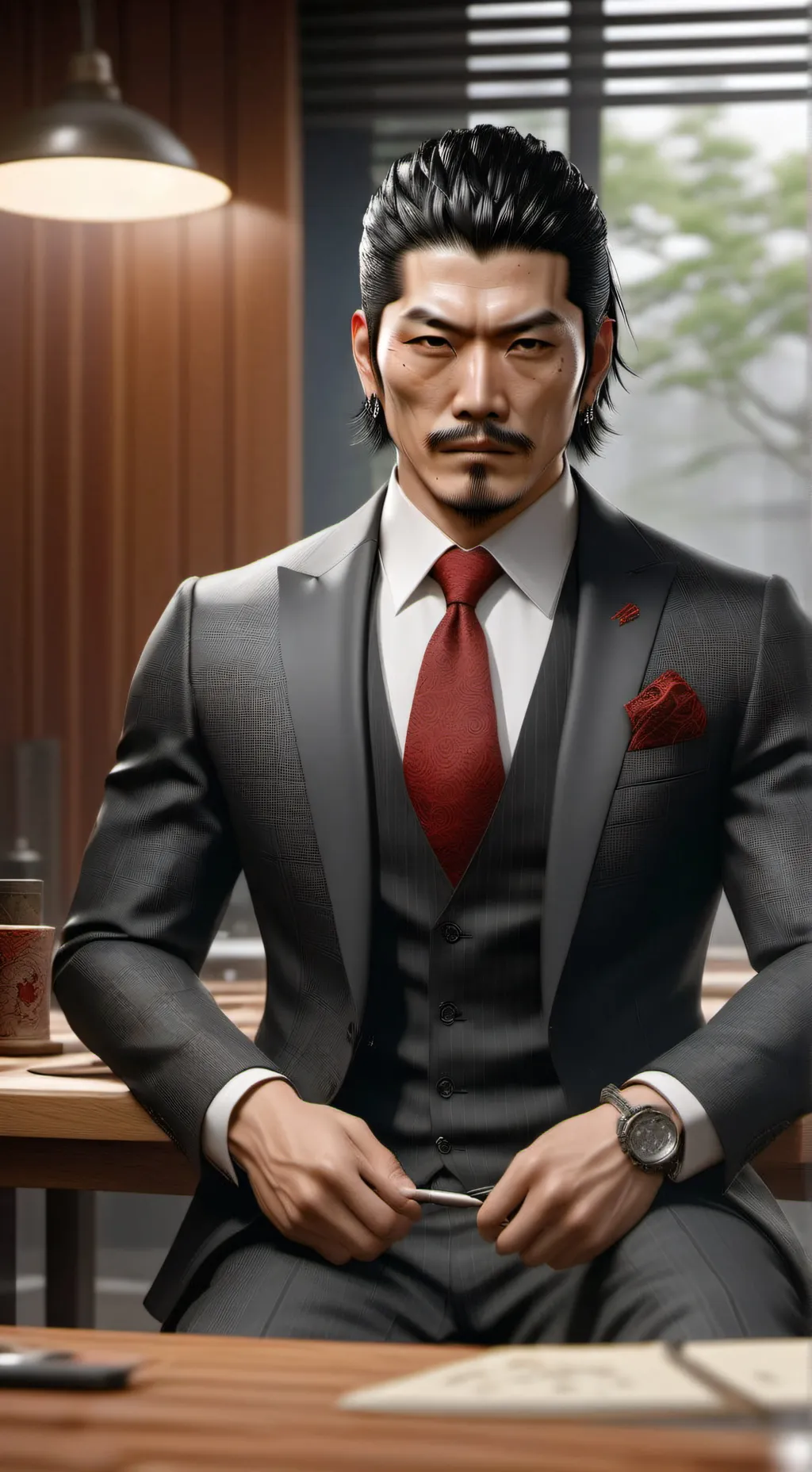 ai character: Kim Shin  background