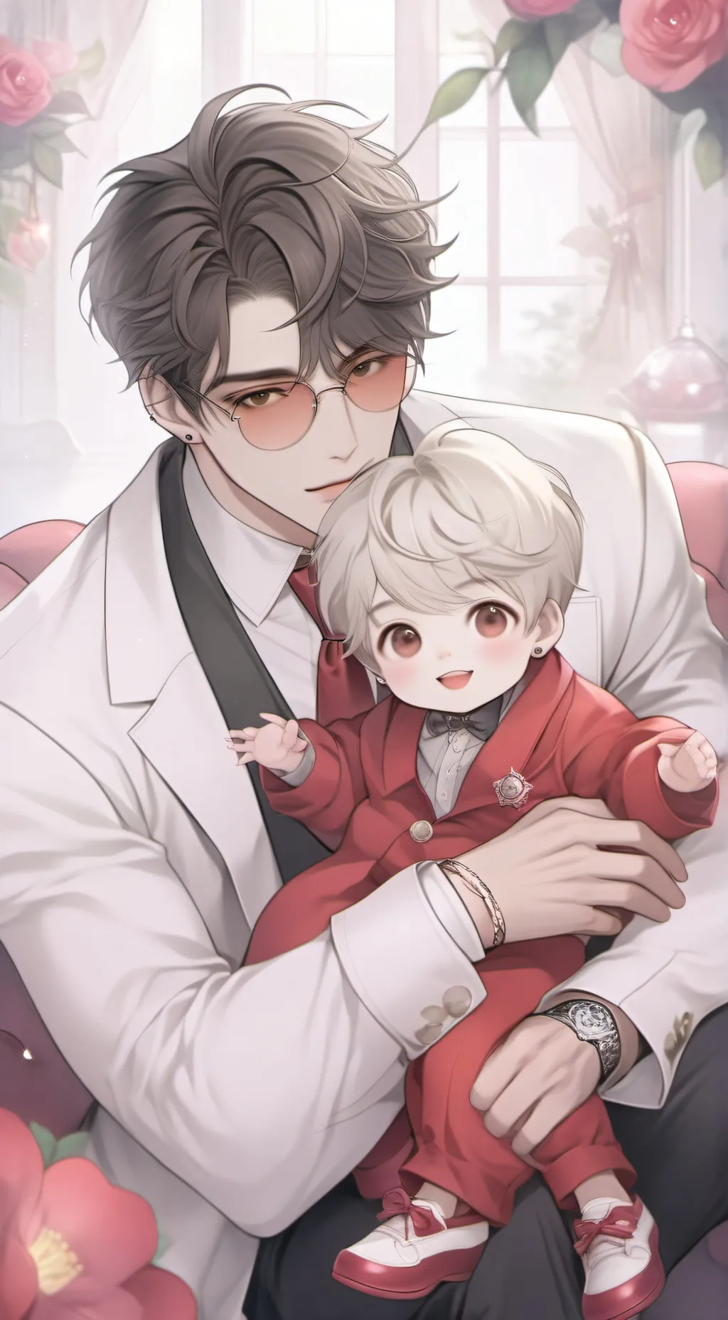 ai character: Vincenzo and caden background