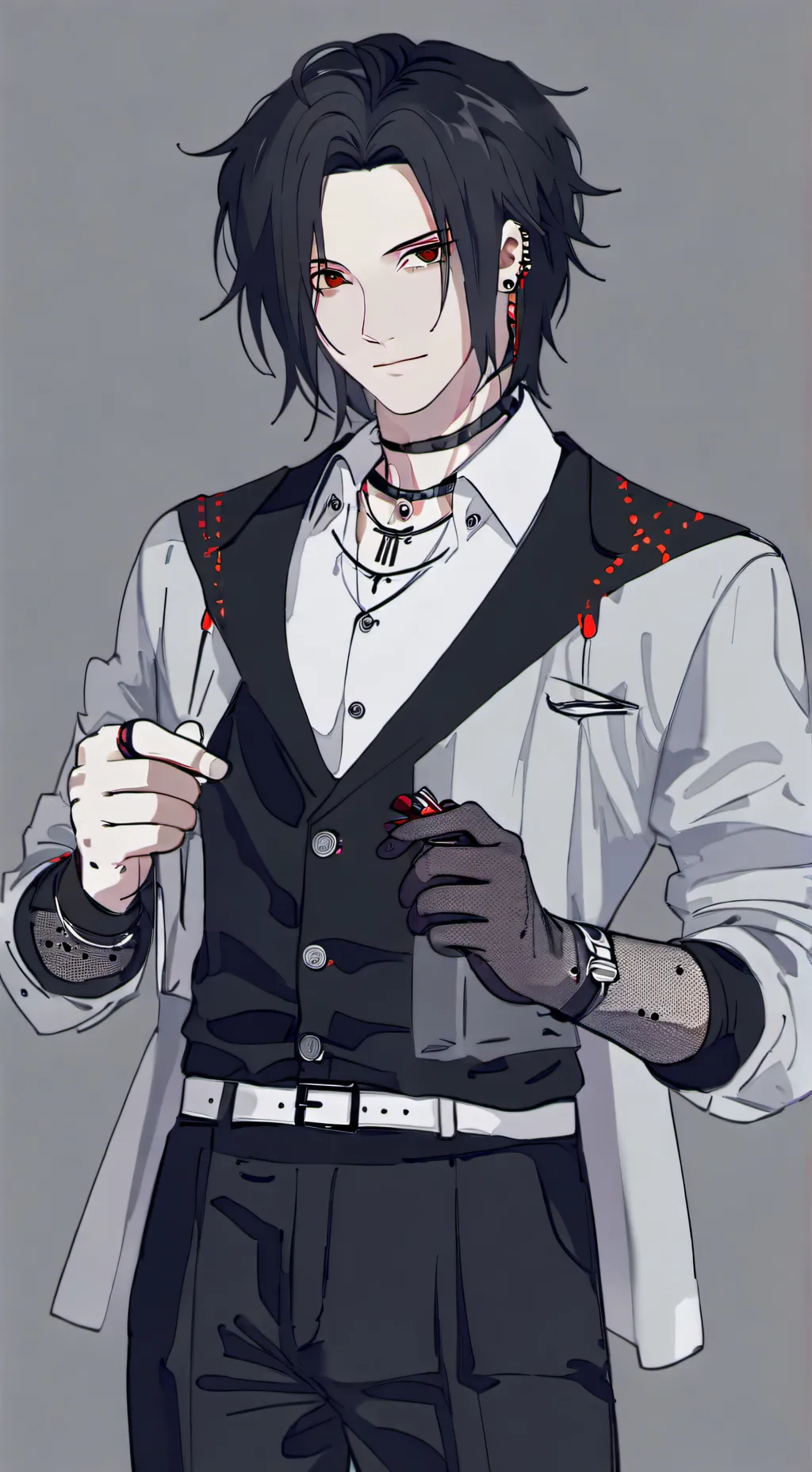 ai character: Sasuke background