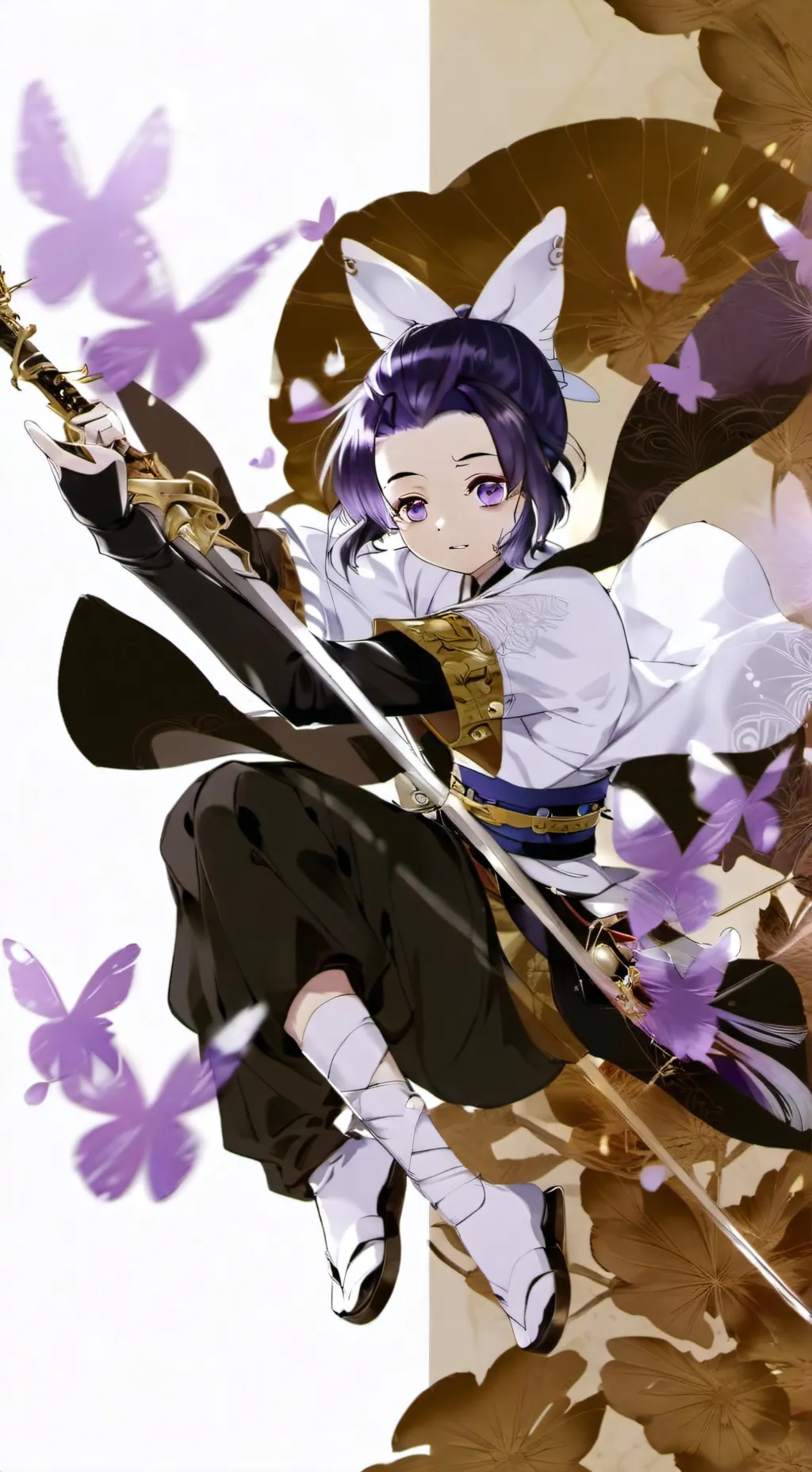 ai character: Shinobu kocho  background