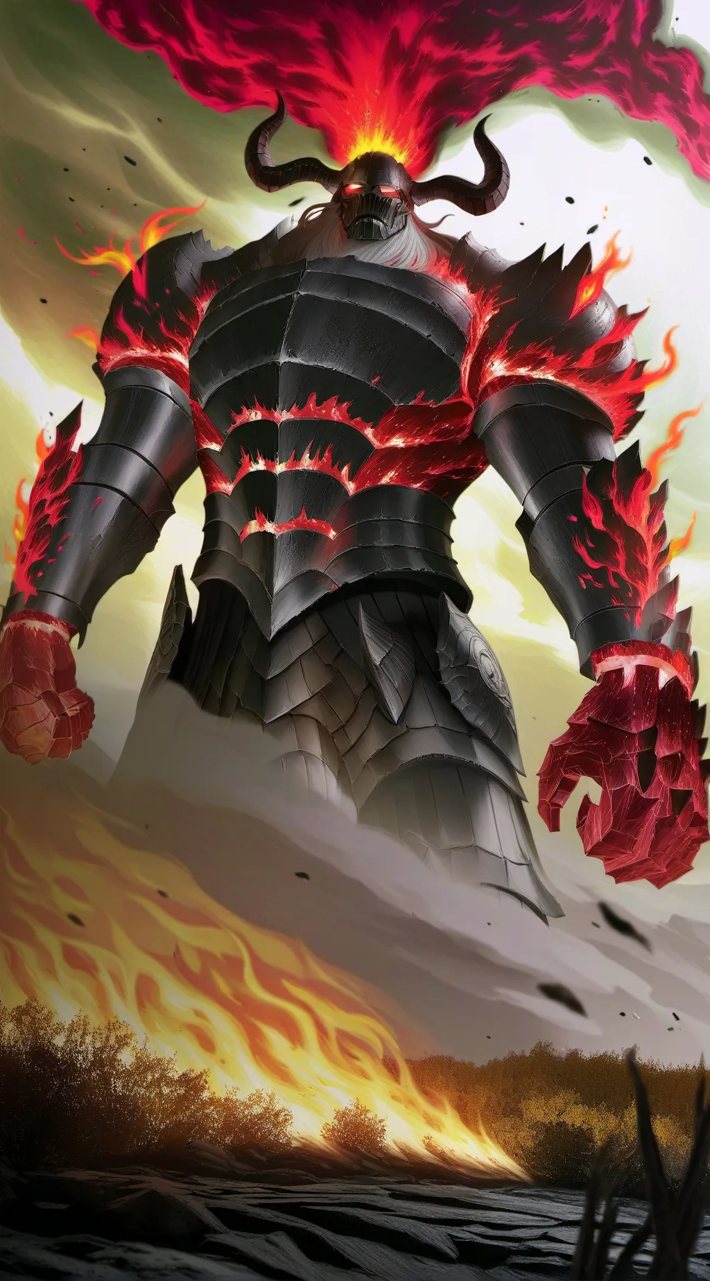 ai character: Dios del Caos  background