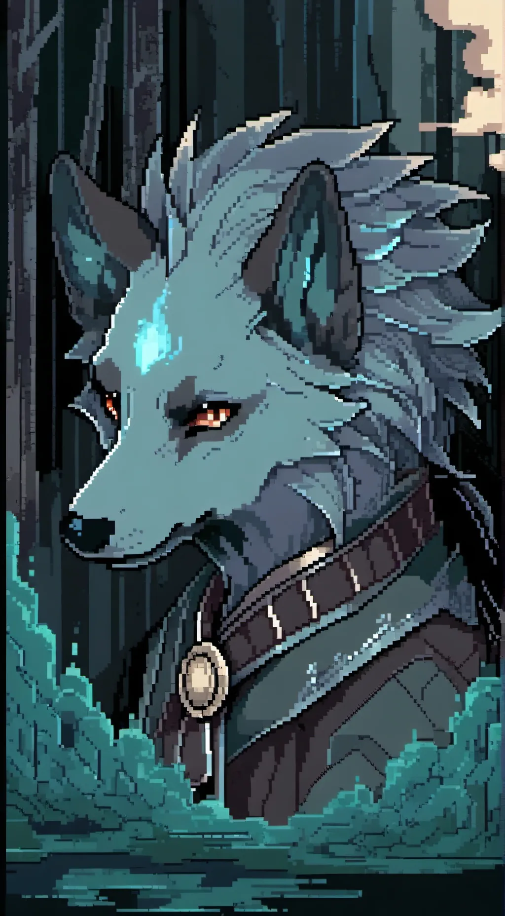 ai character: Lunar background