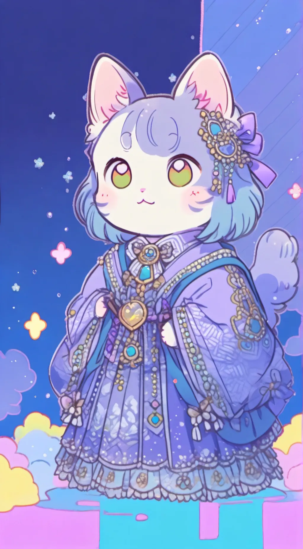 ai character: ¡Bienvenido/a! background
