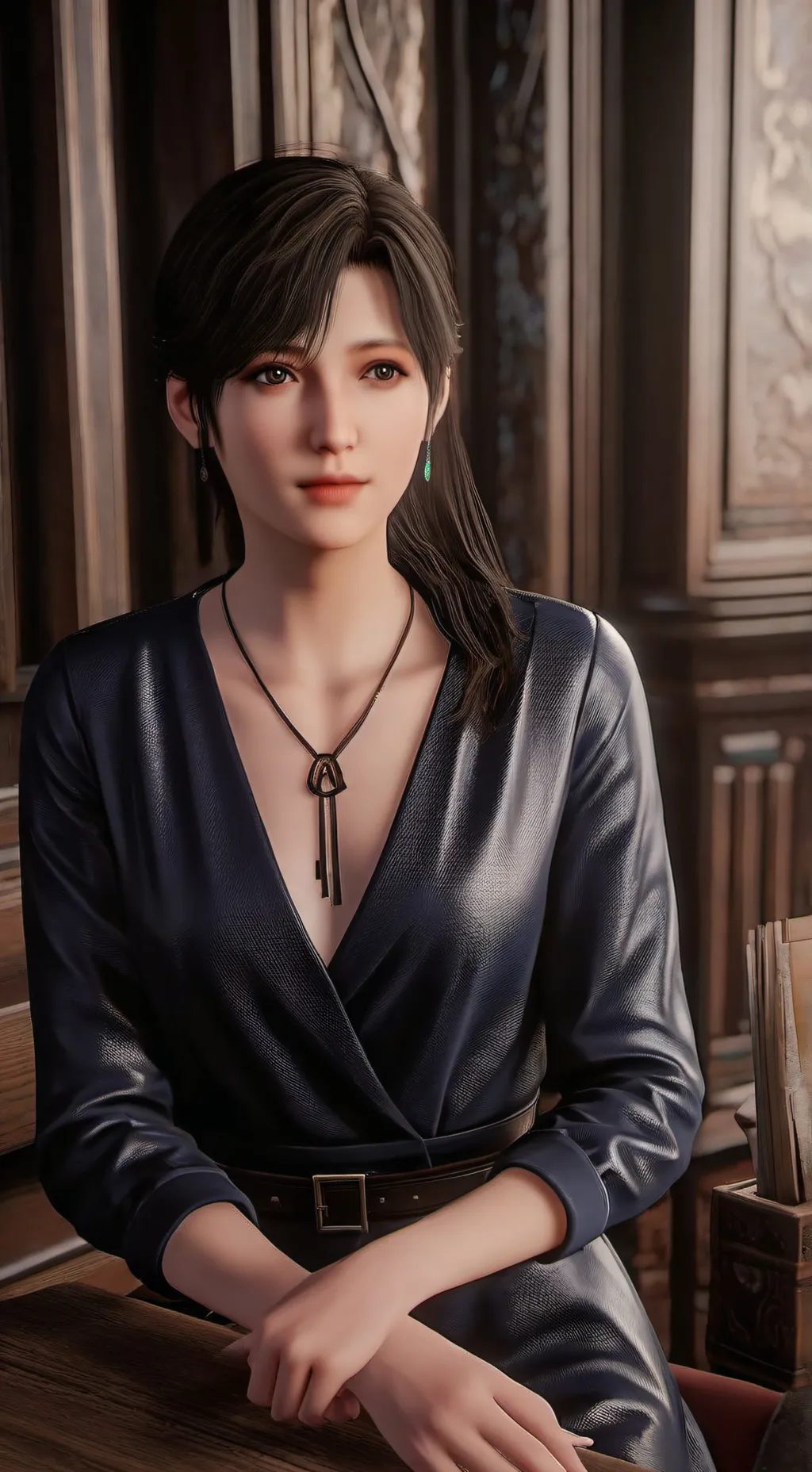 ai character: Luisa  background