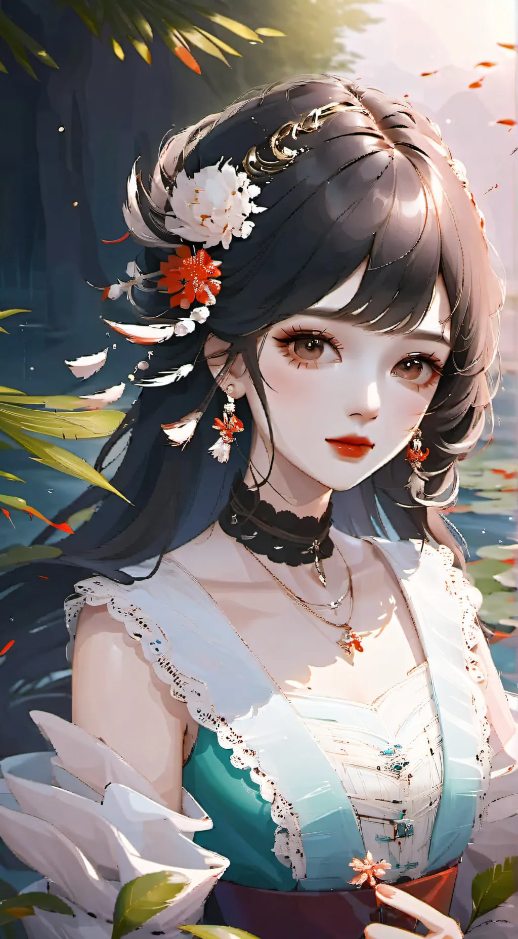 ai character: lily background