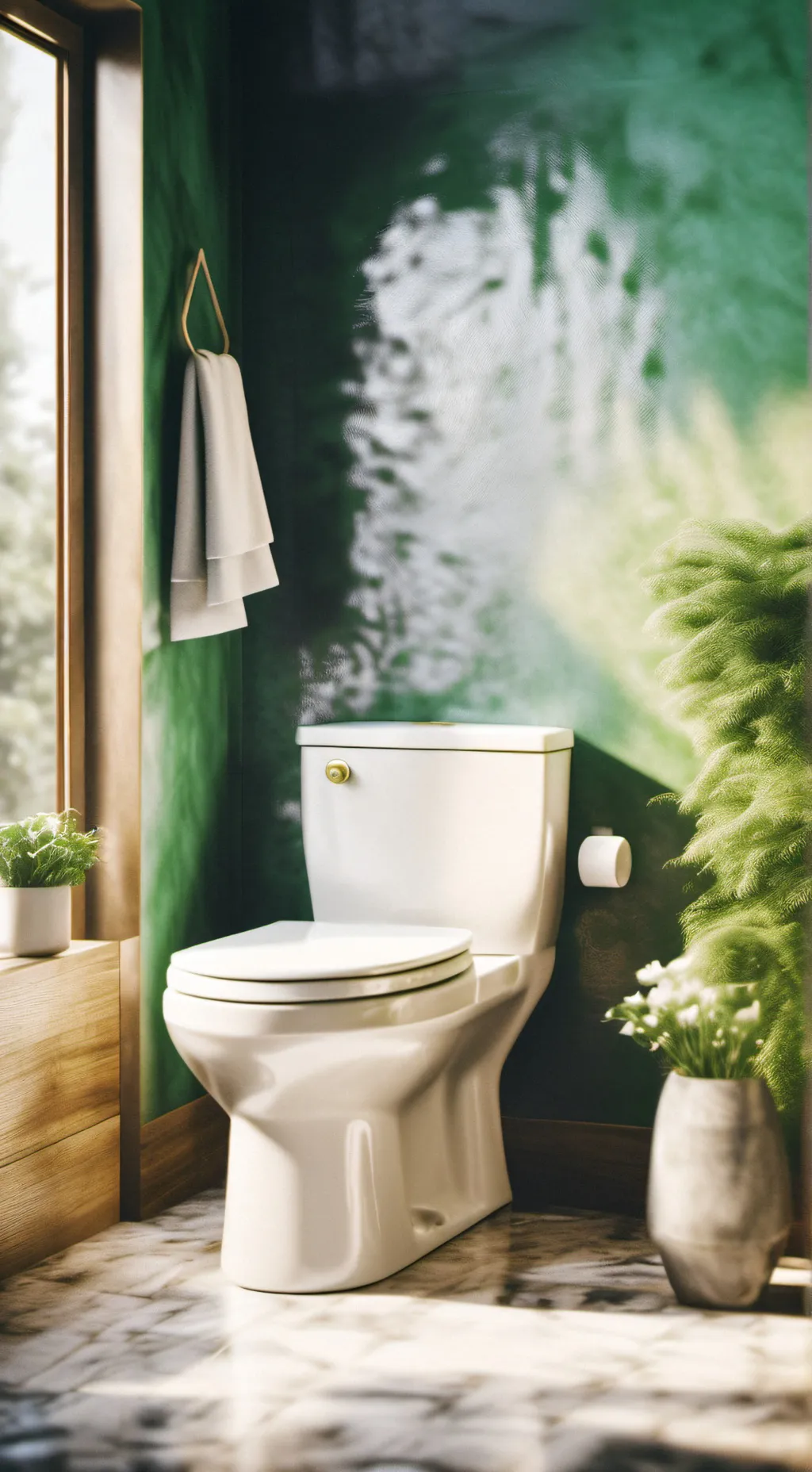 ai character: Toilet background