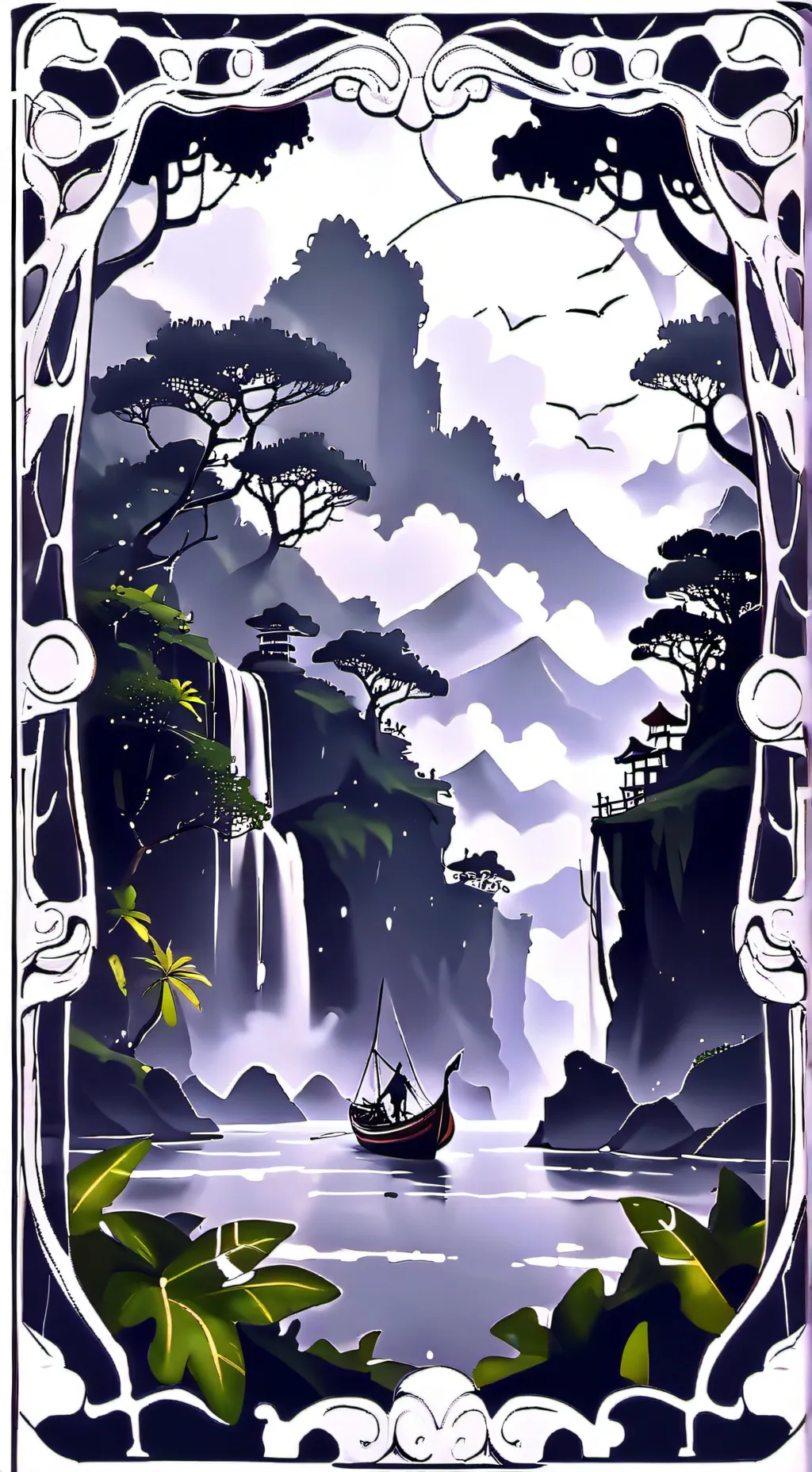 ai character: Island Tamarind background