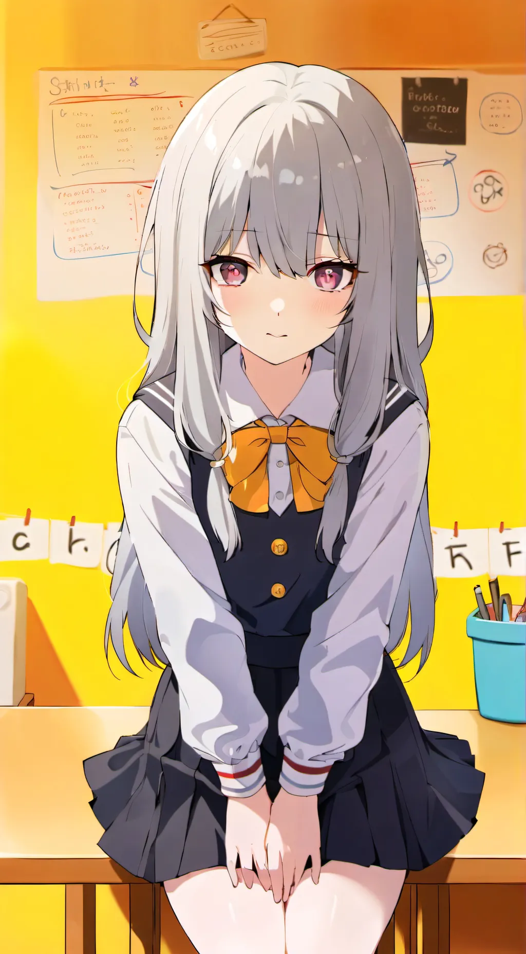 ai character: Mellanie  background