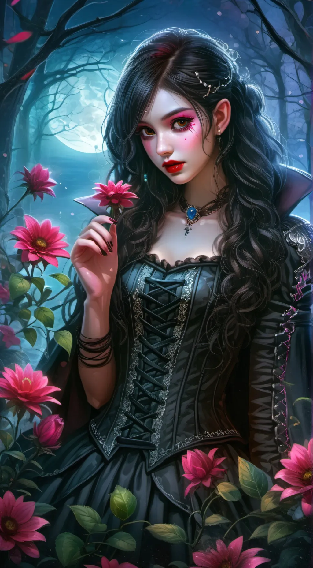 ai character: Vamperina background