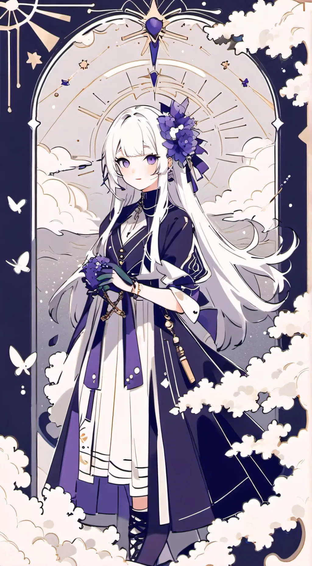 ai character: Anastasia x Hali background