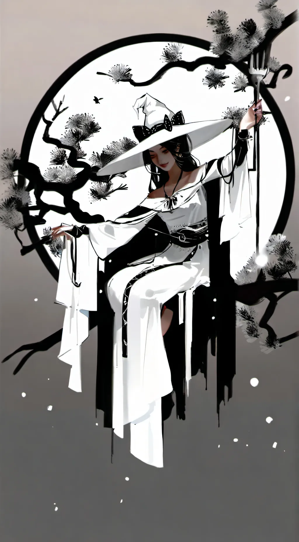 ai character: bad apple background