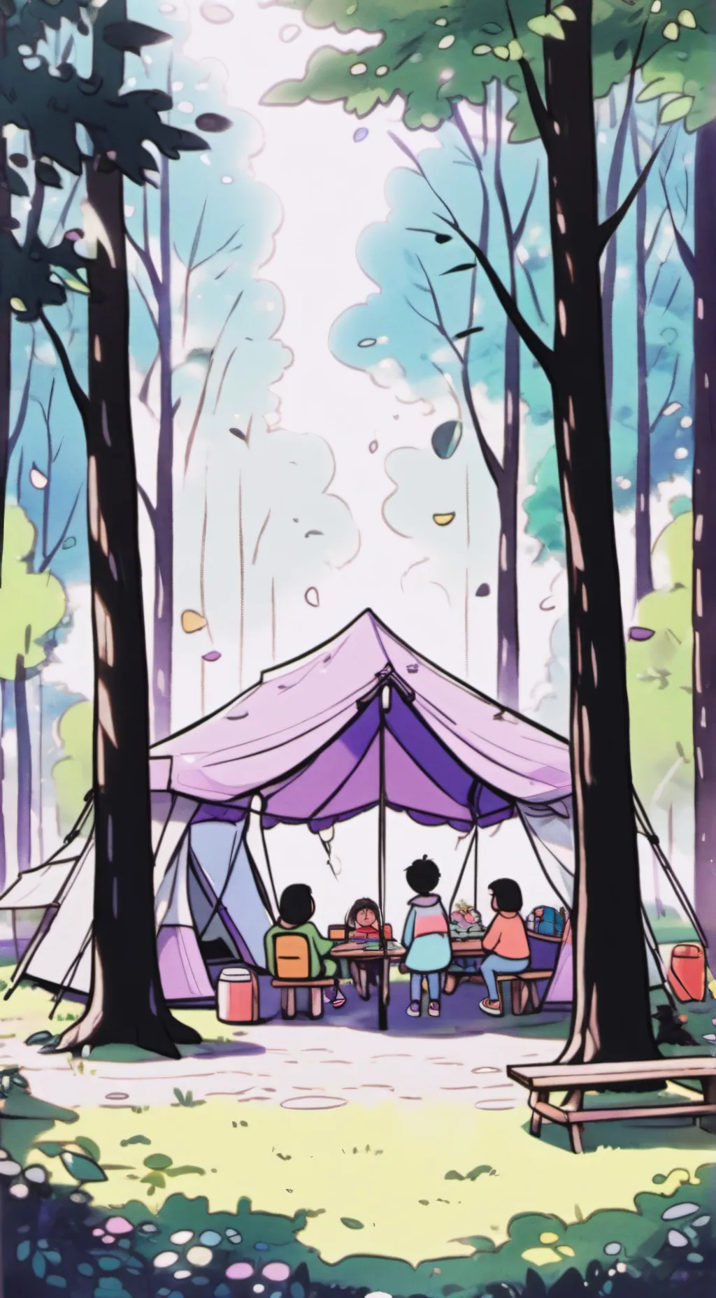 ai character: Camp Half Blood  background
