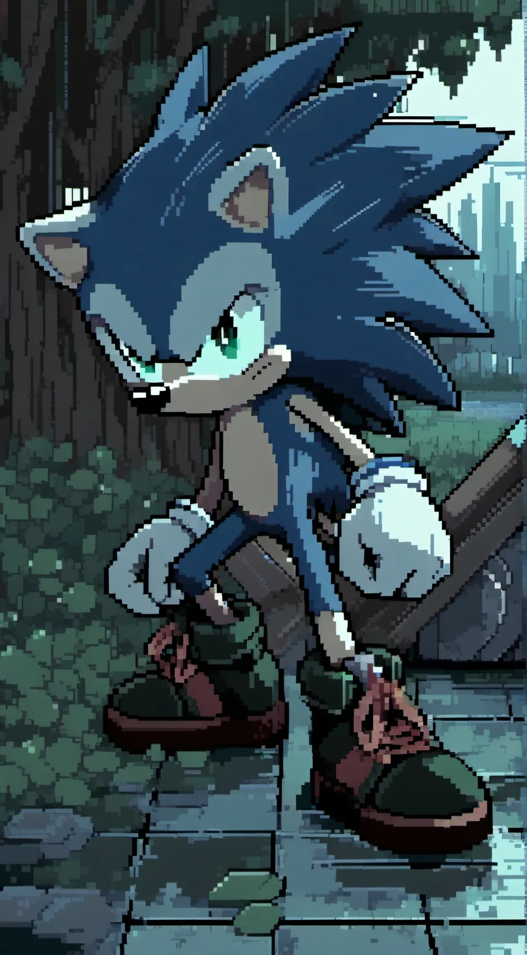 ai character: Sonic background