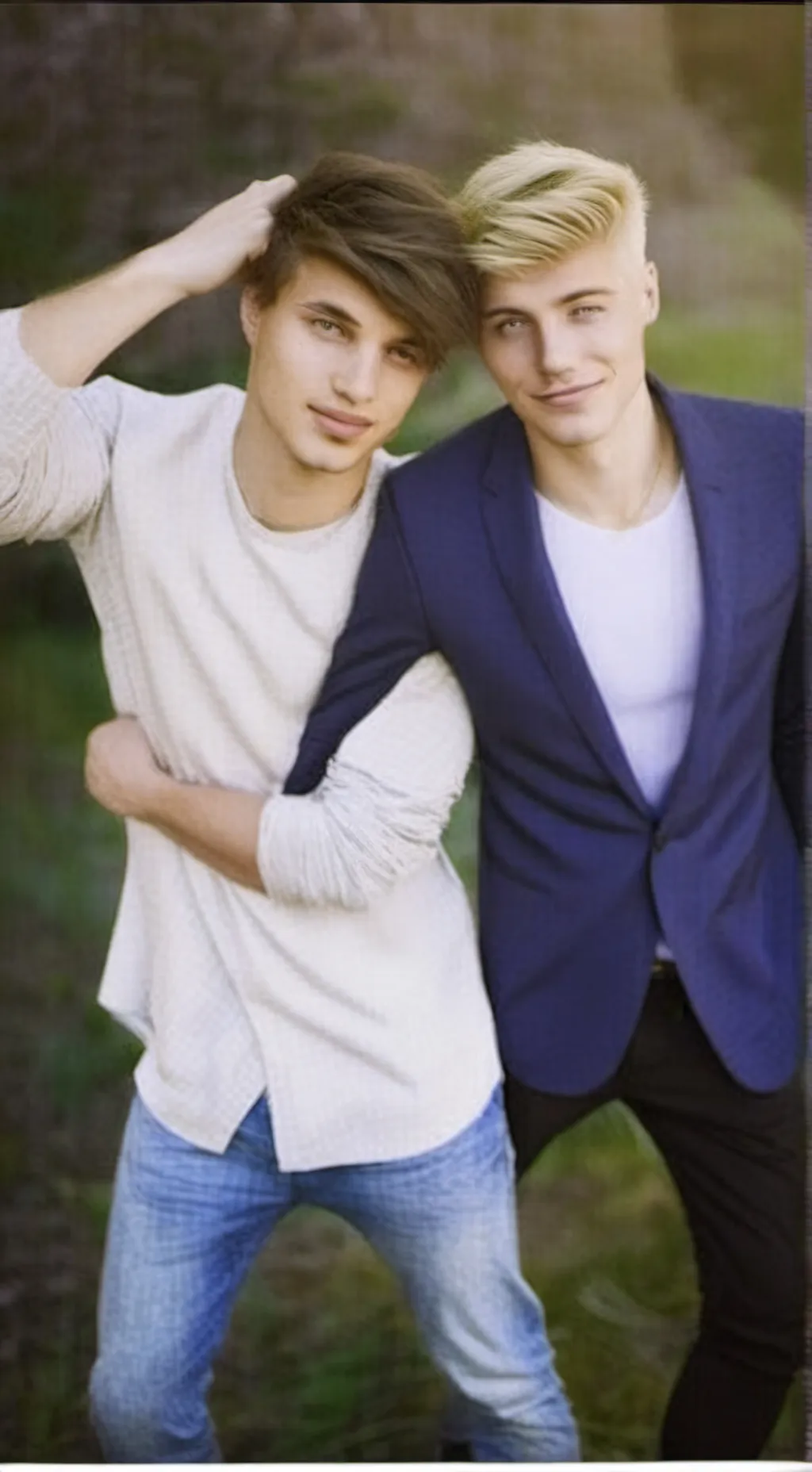ai character: sam and colby  background