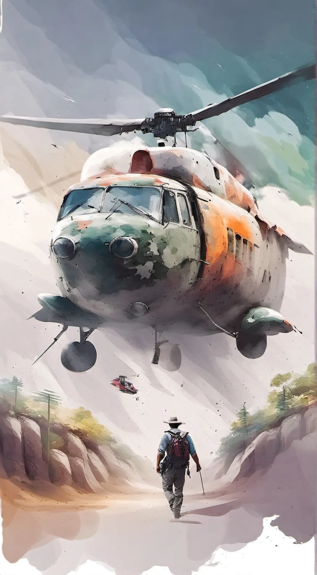 ai character: Colombia  background
