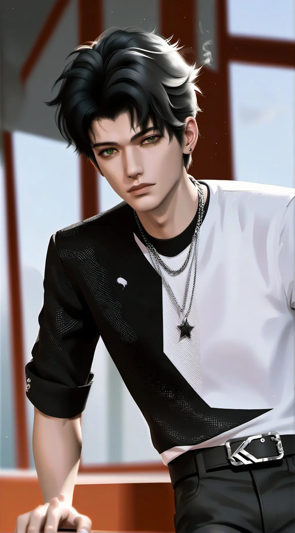 ai character: Zayn  background