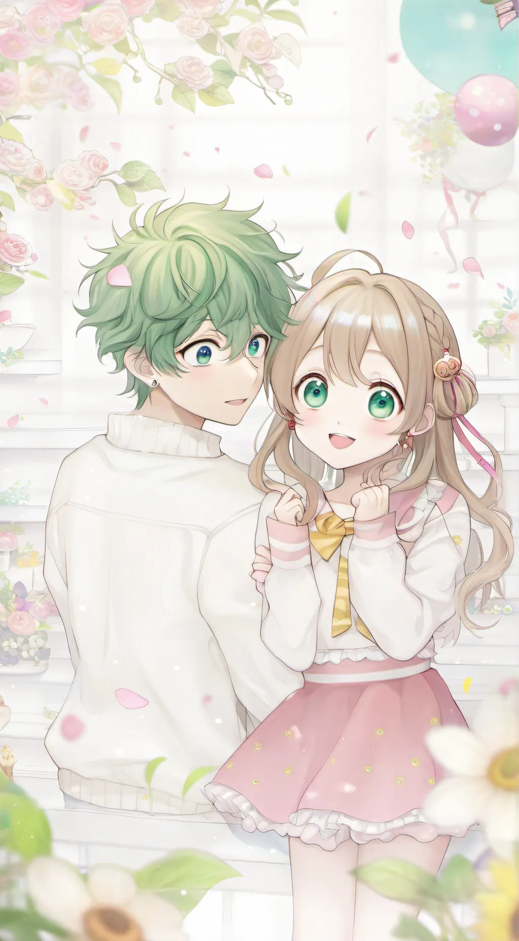 ai character: MHA sleepover but. background