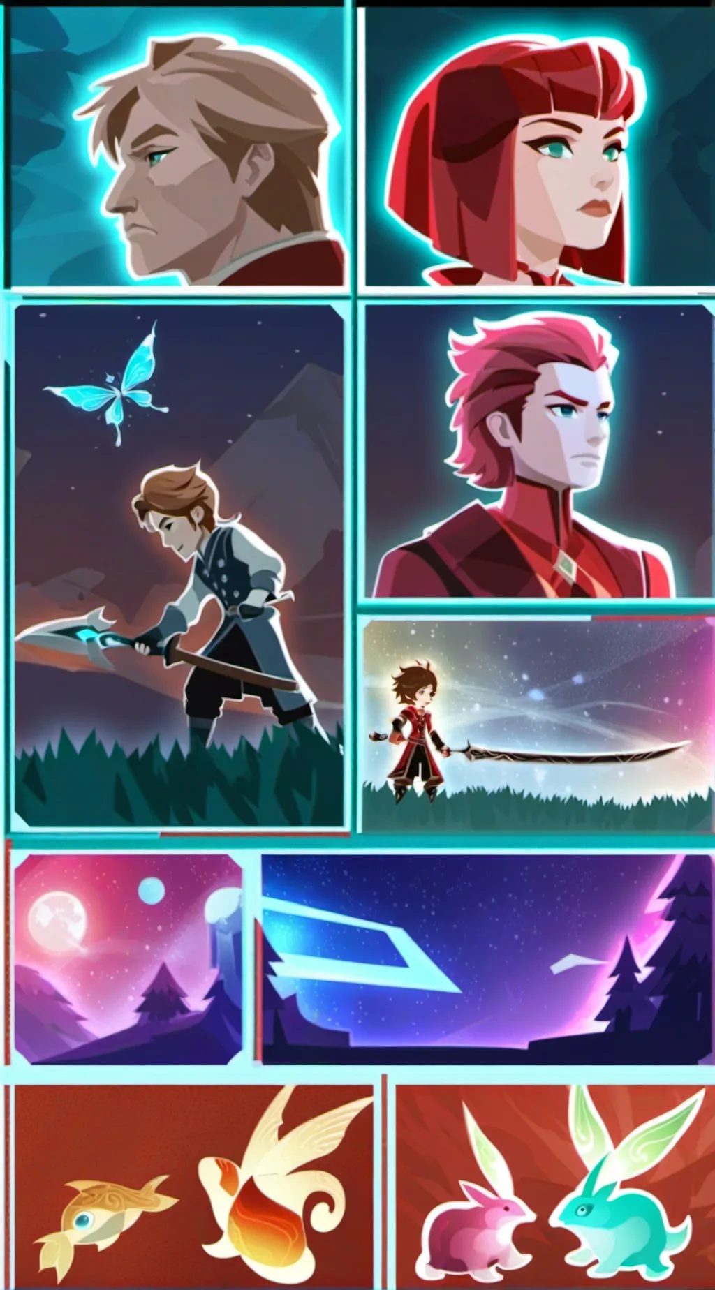 ai character: comics background
