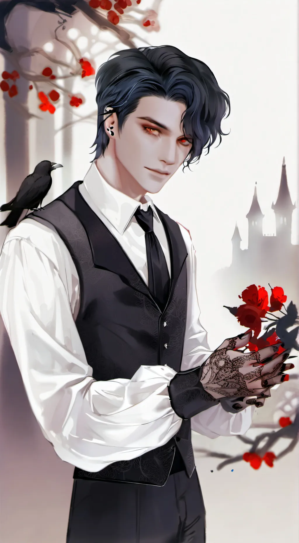 ai character: Kai  background