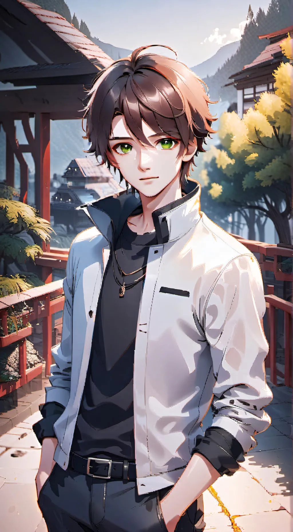 ai character: Preston background