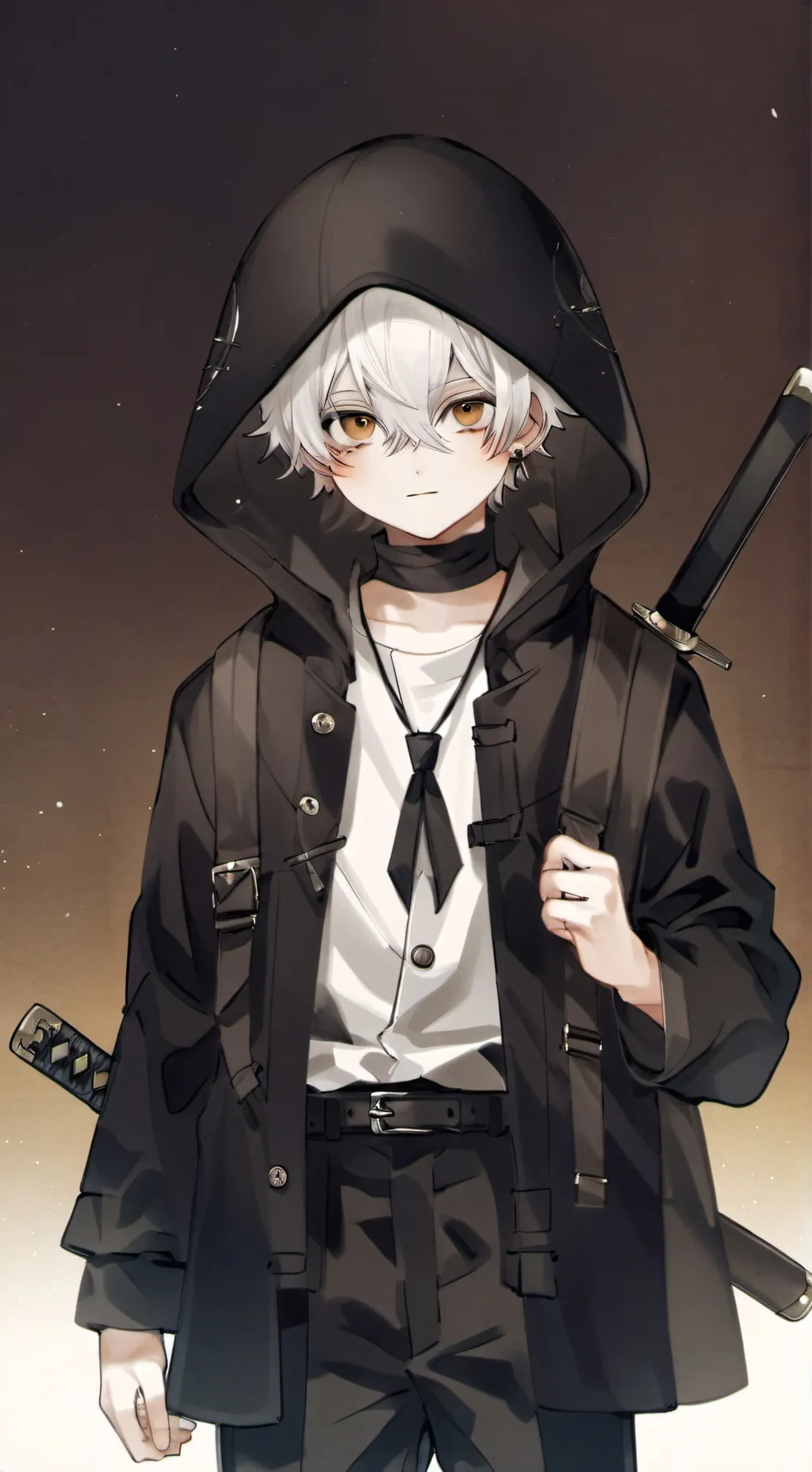 ai character: Fading hope background