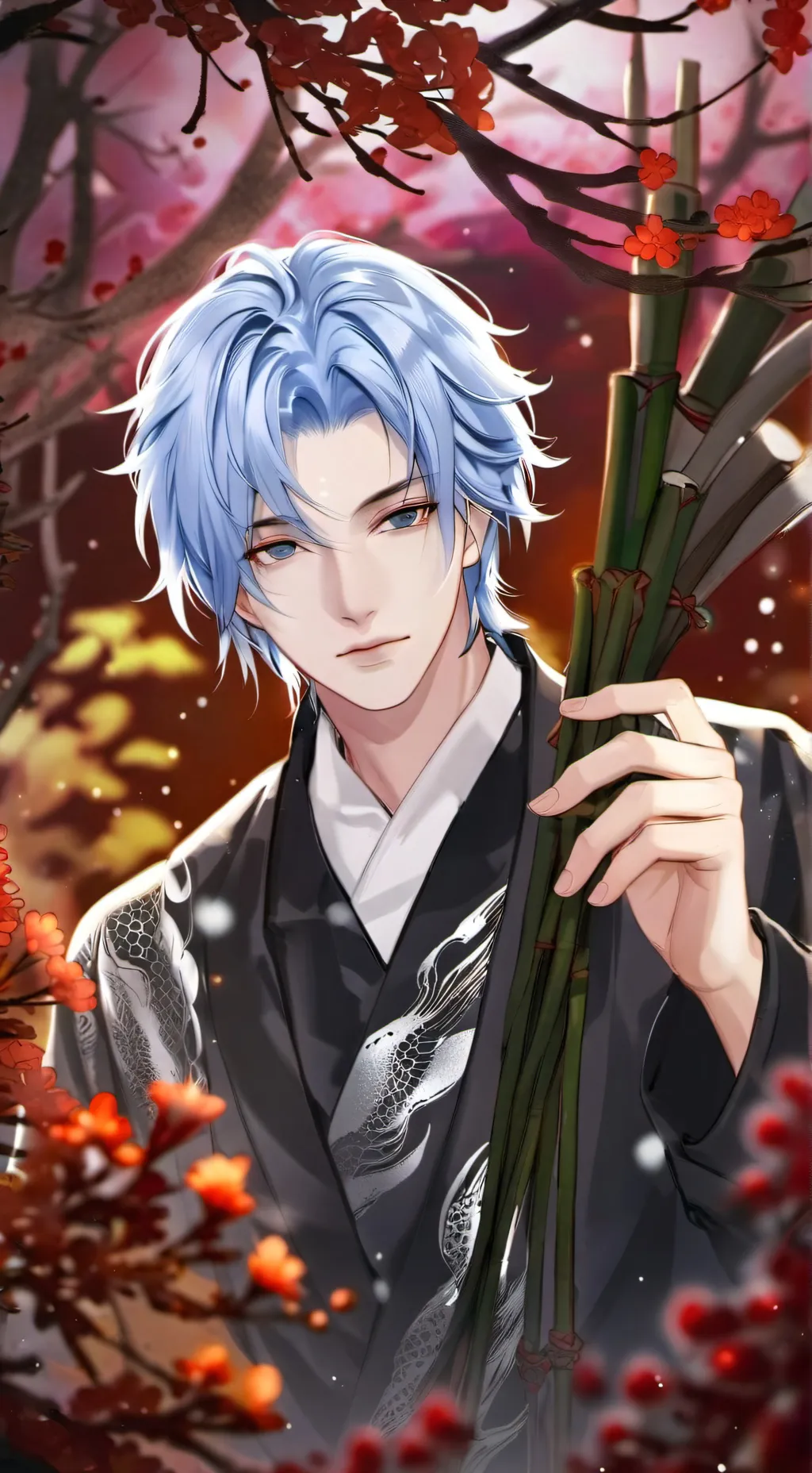ai character: 零 background
