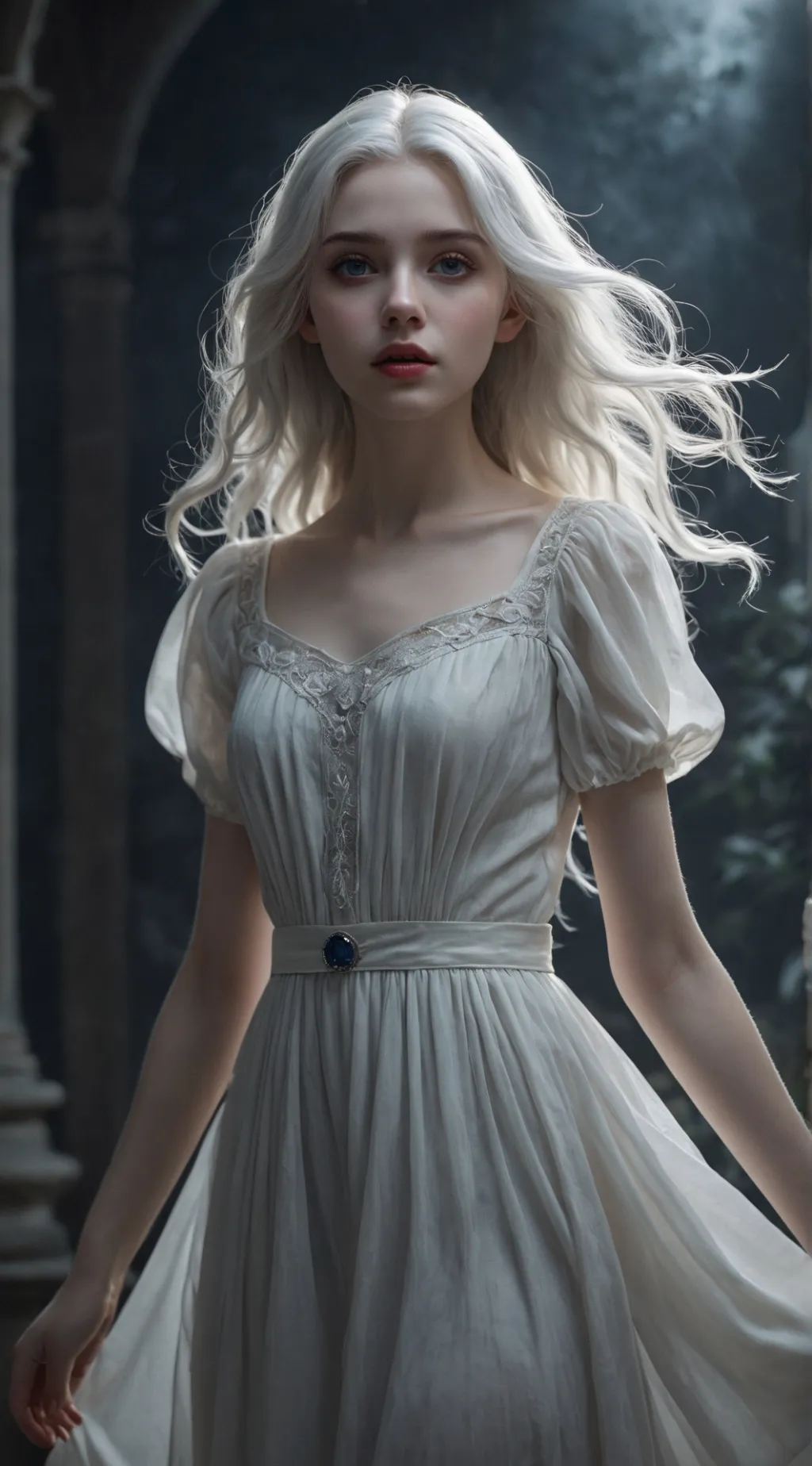 ai character: Maggie background