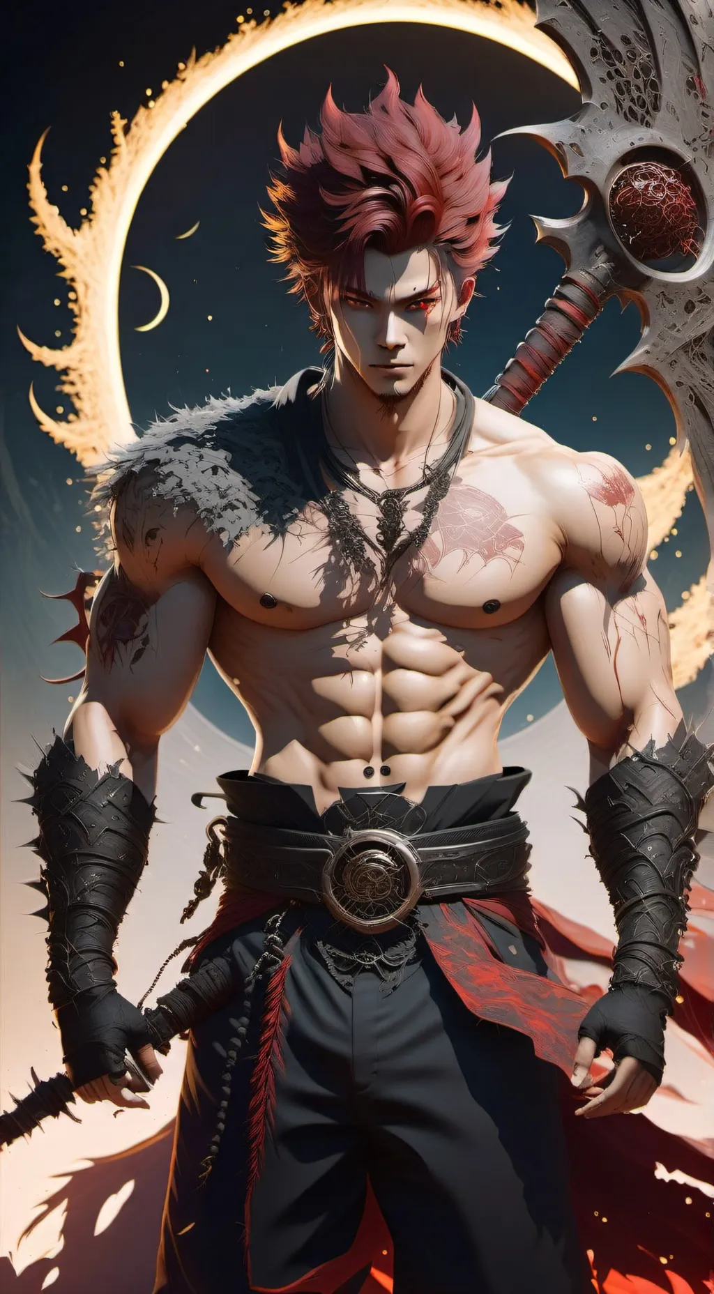ai character: blood Powers background