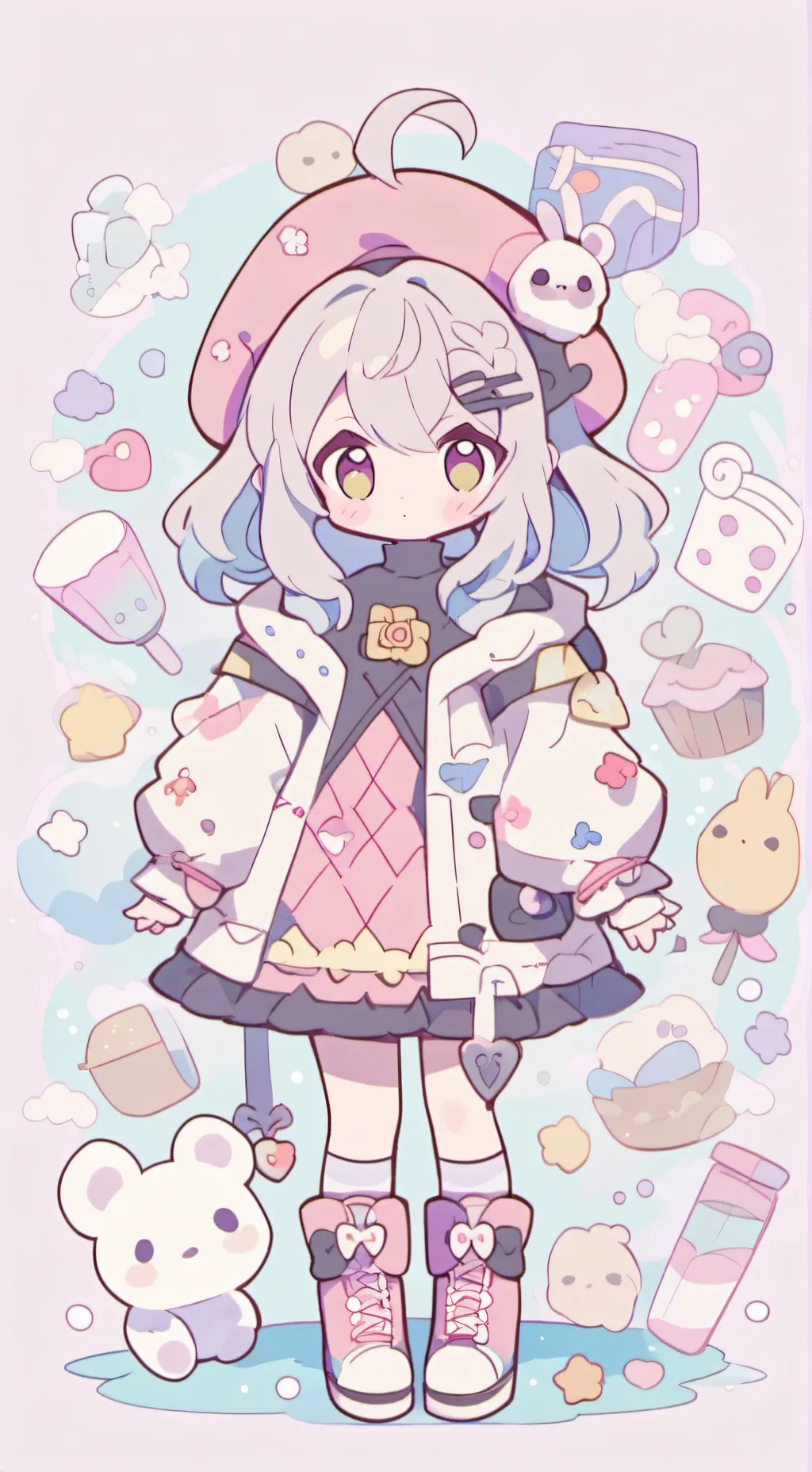 ai character: Aurora background