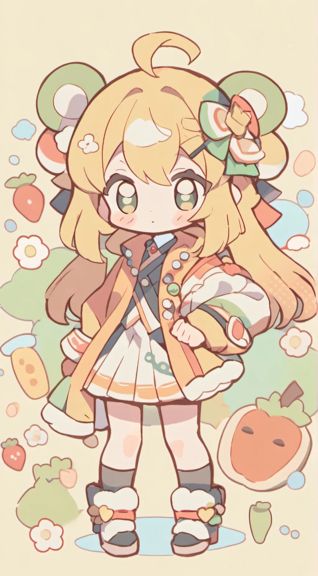ai character: чиби background