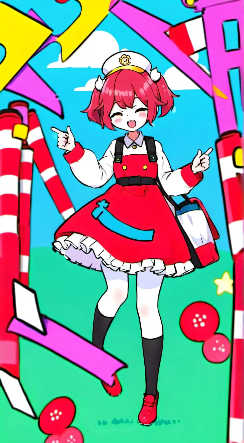ai character: teto  background