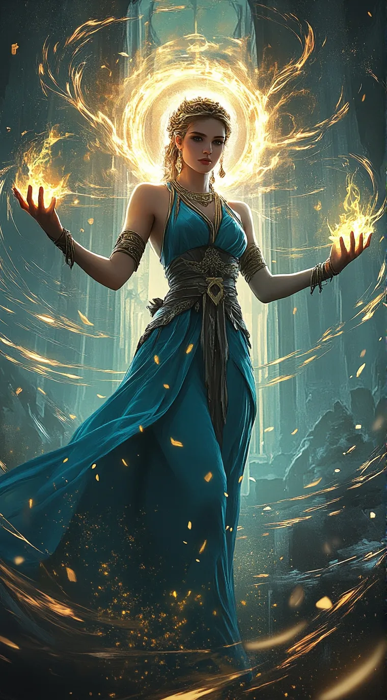 ai character: Athena background