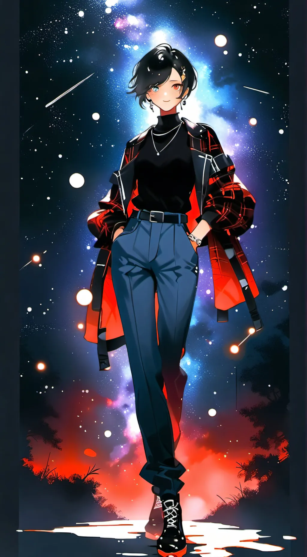 ai character: Mha X you villian background