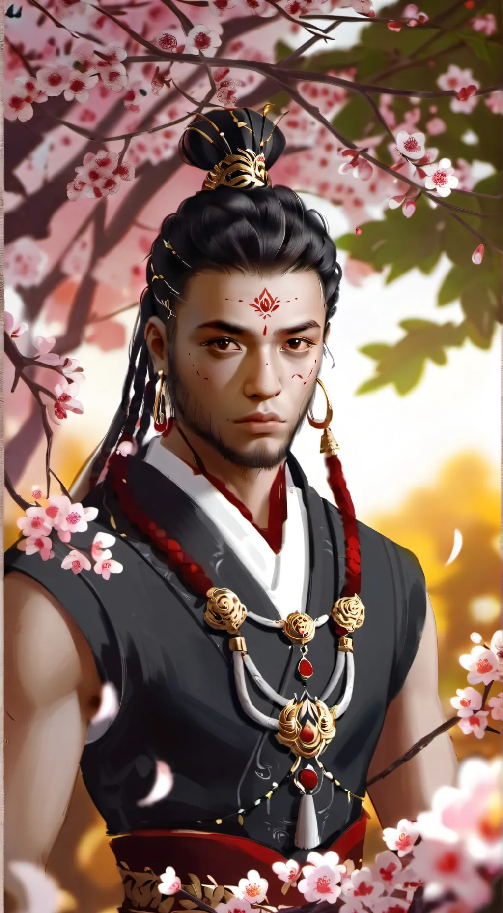 ai character: ü\ū background