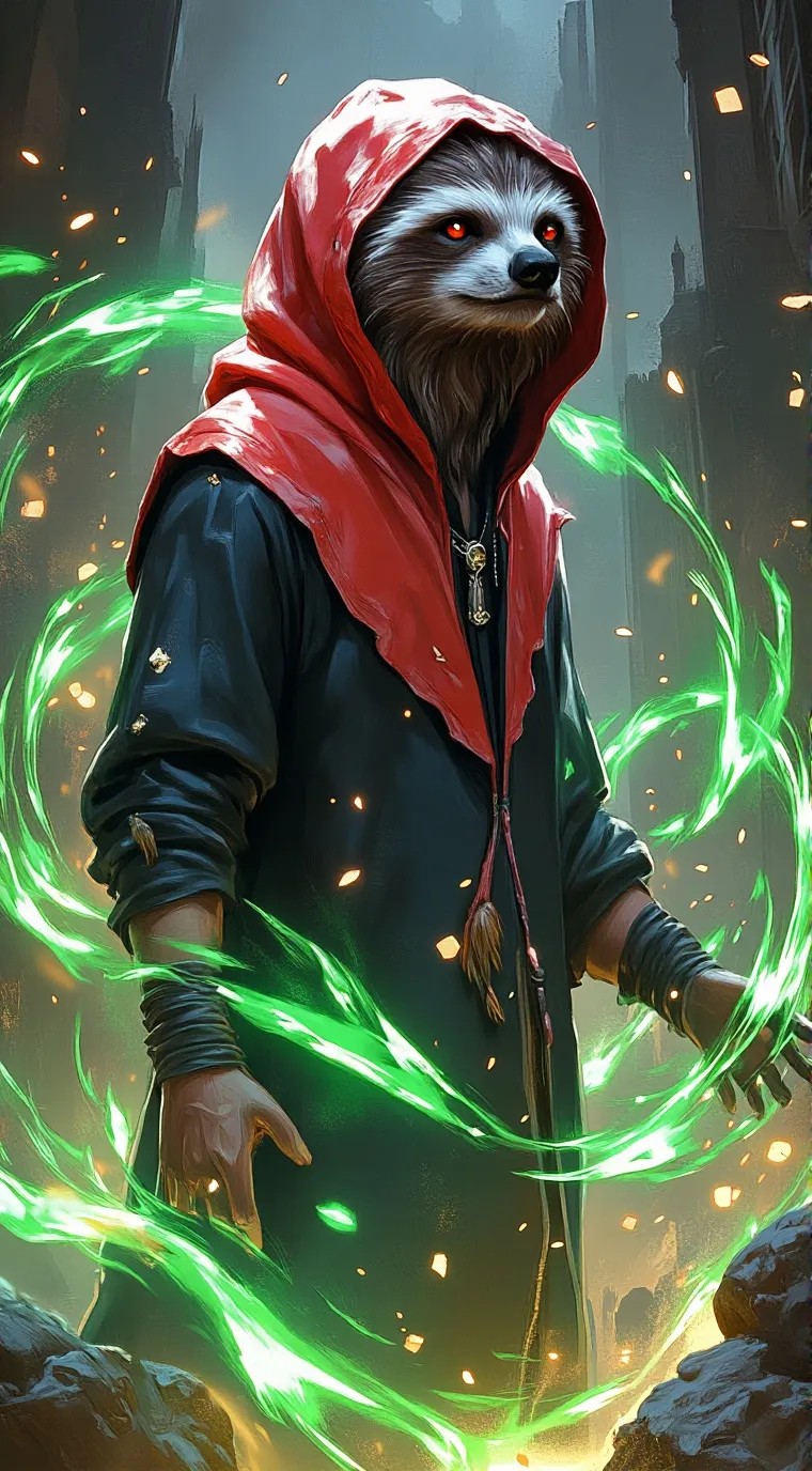 ai character: Rakky background
