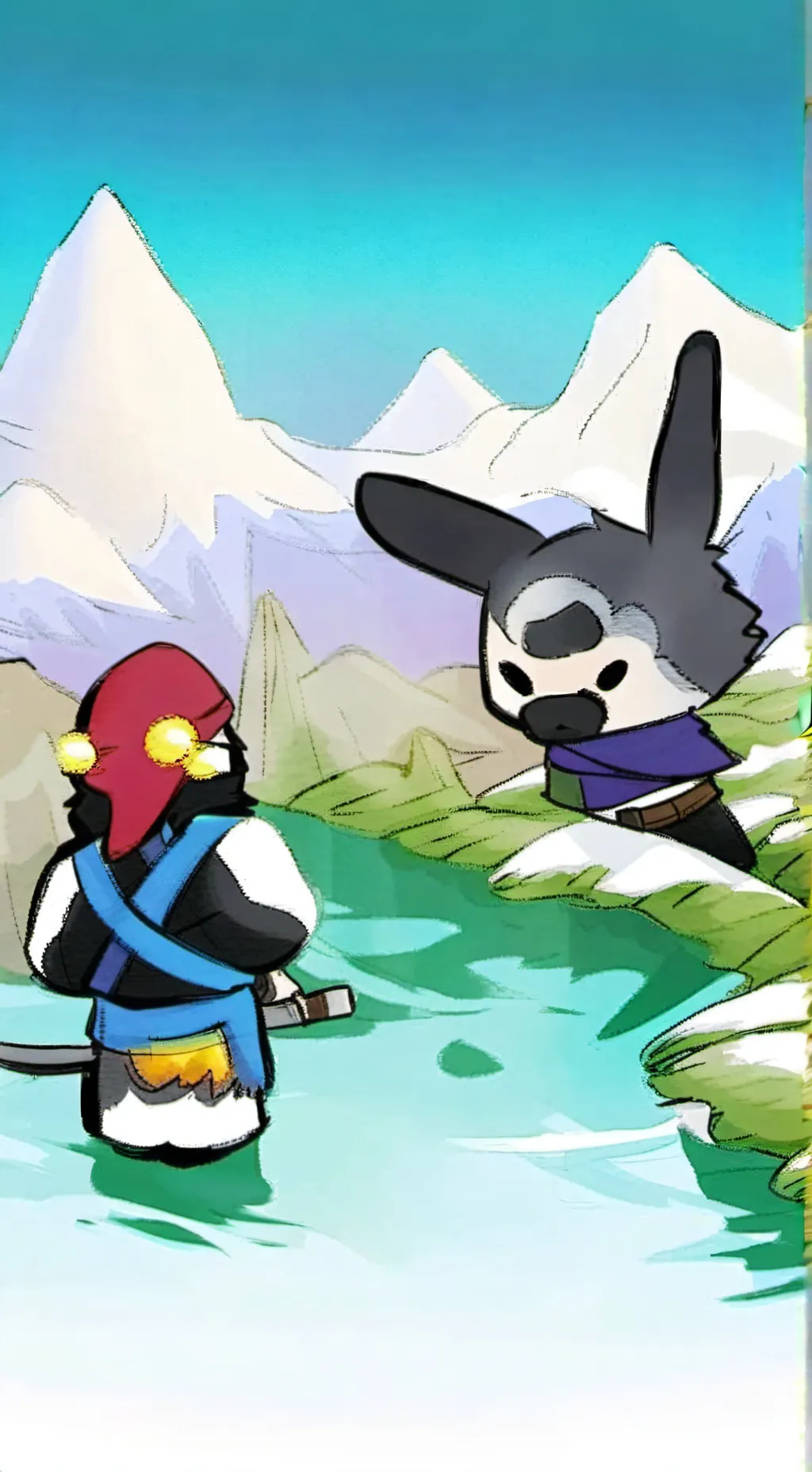 ai character: Dandy background