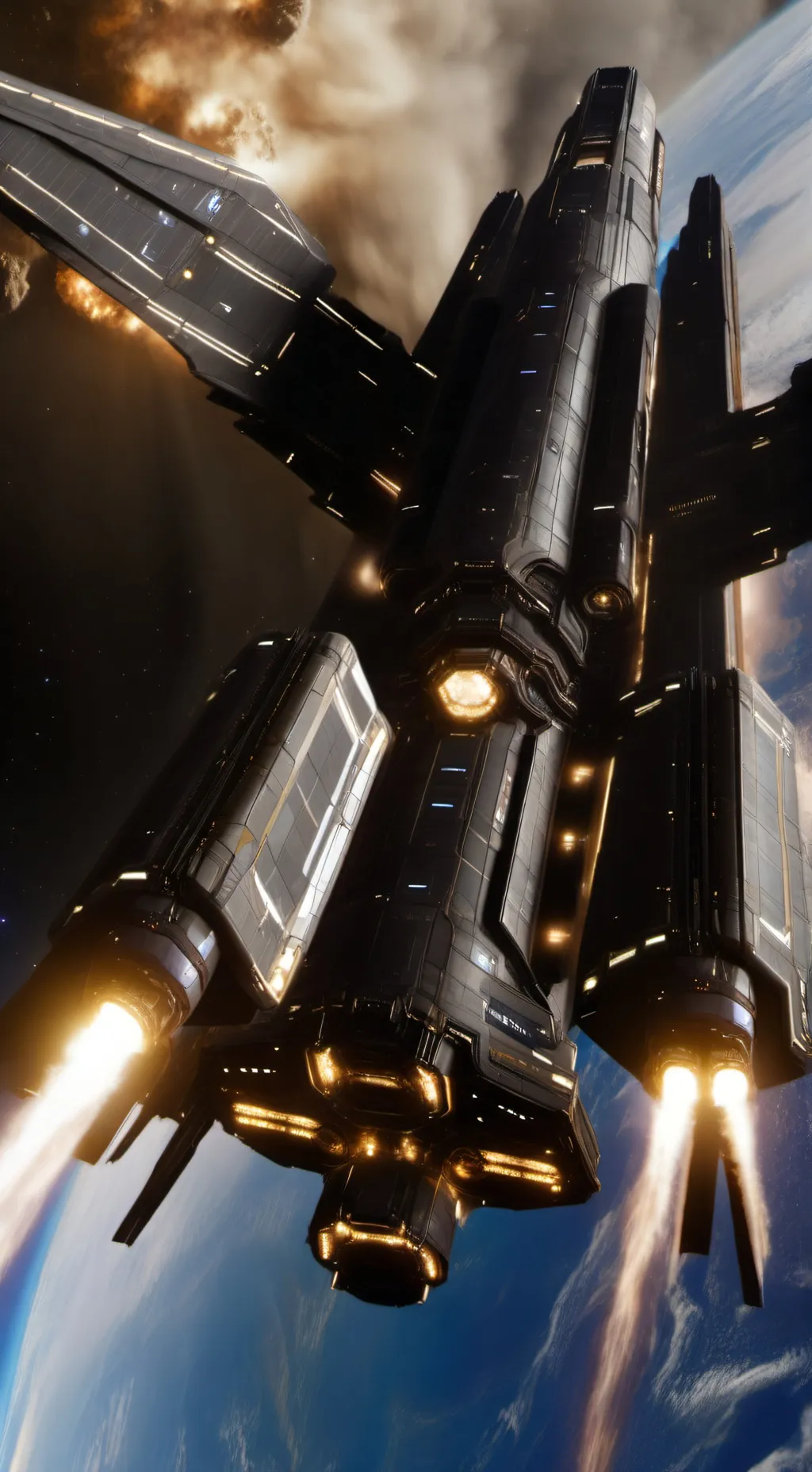ai character: alien war background